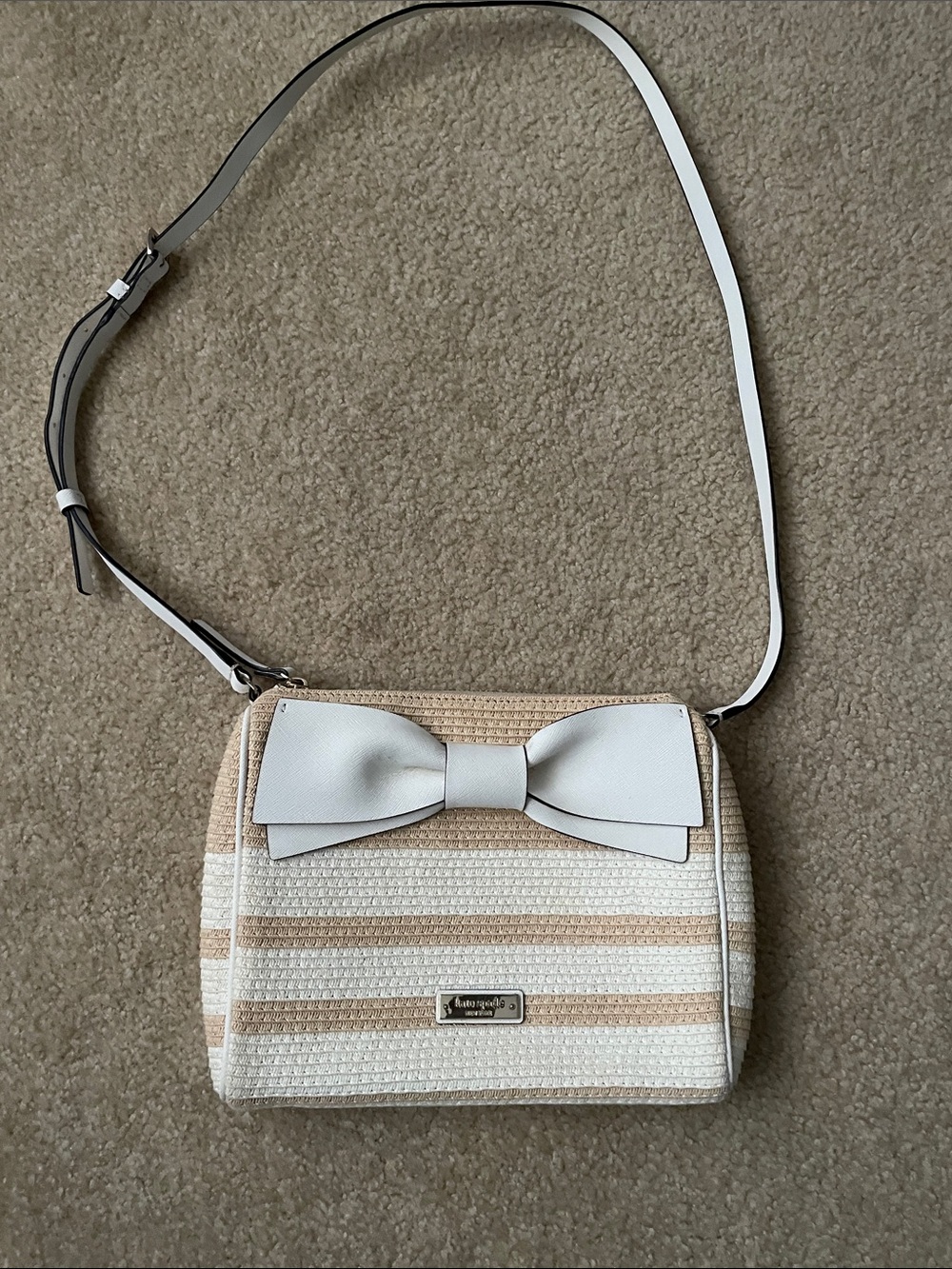 Kate Spade Straw Bow Bag